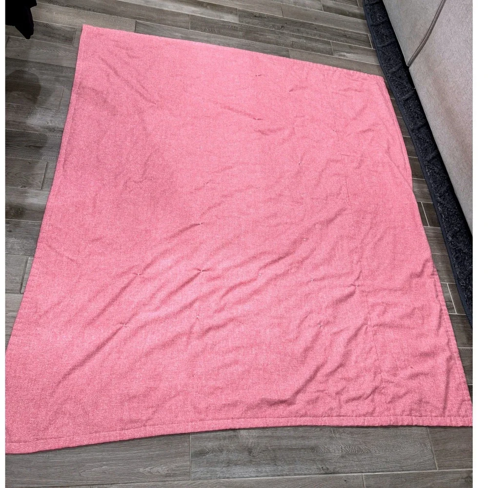 Handmade Sunbonnet Sue Quilt Womens 81x69 Pink Vintage Applique Patchwork Retro